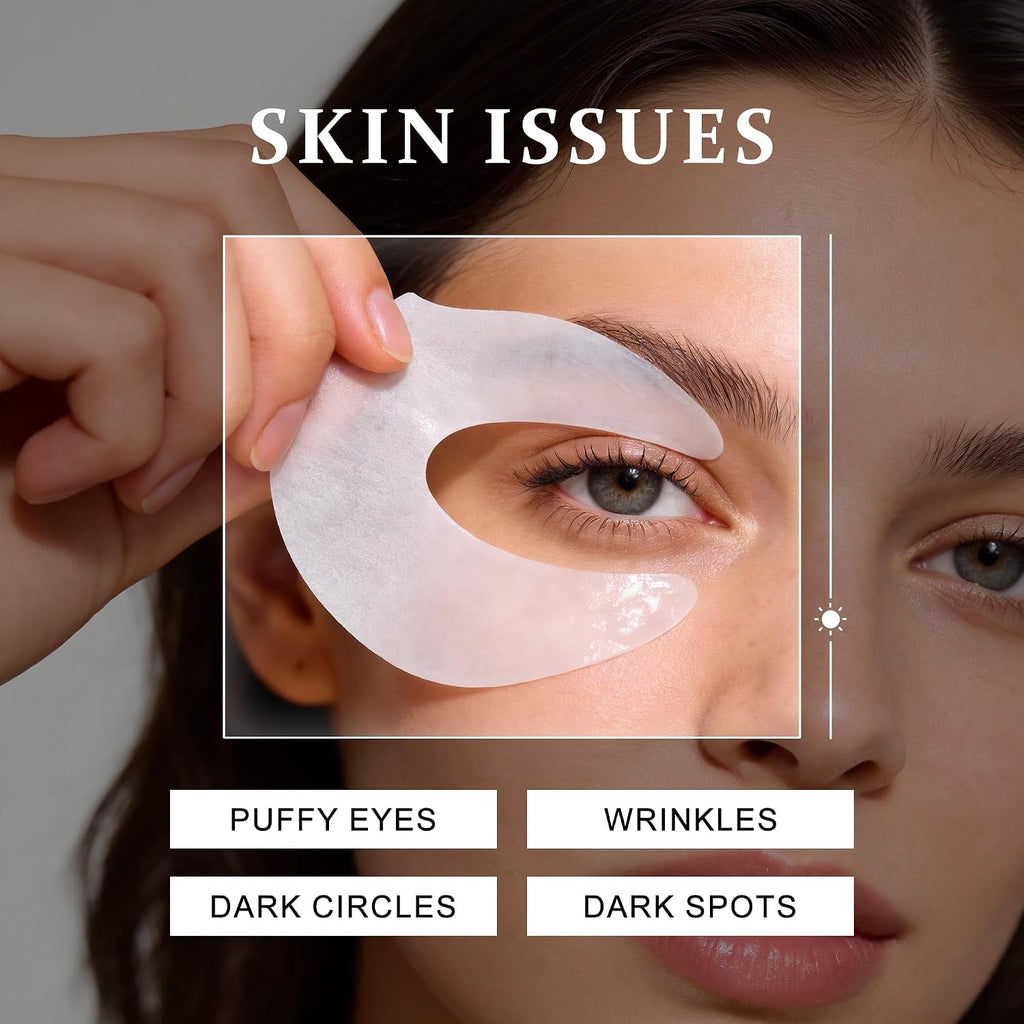 Ycz Eye Patches for Puffy Eyes and Dark Circles Contain Caffeine, 60 Ct