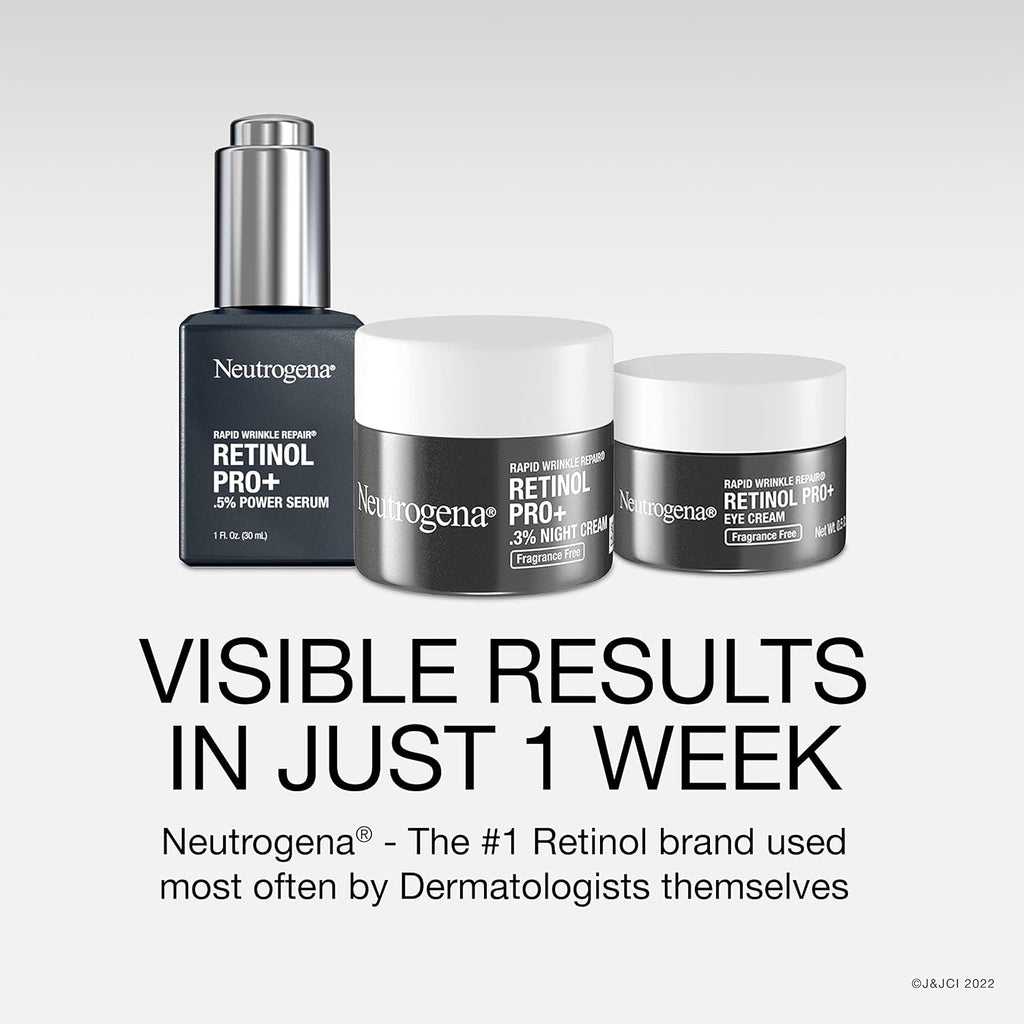 Neutrogena Rapid Wrinkle Repair Retinol Pro+ Anti-Wrinkle Eye Cream, 0.5 oz
