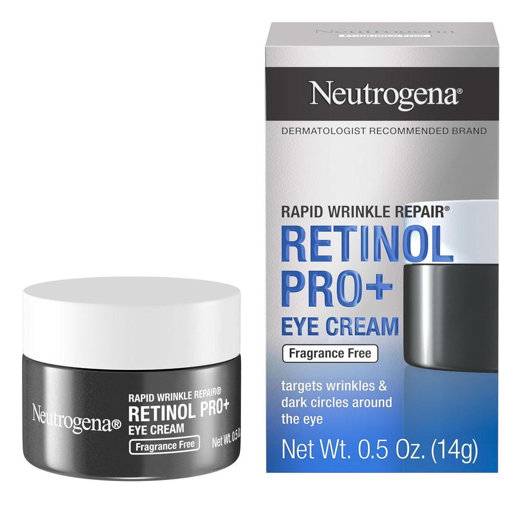 Neutrogena Rapid Wrinkle Repair Retinol Pro+ Anti-Wrinkle Eye Cream, 0.5 oz