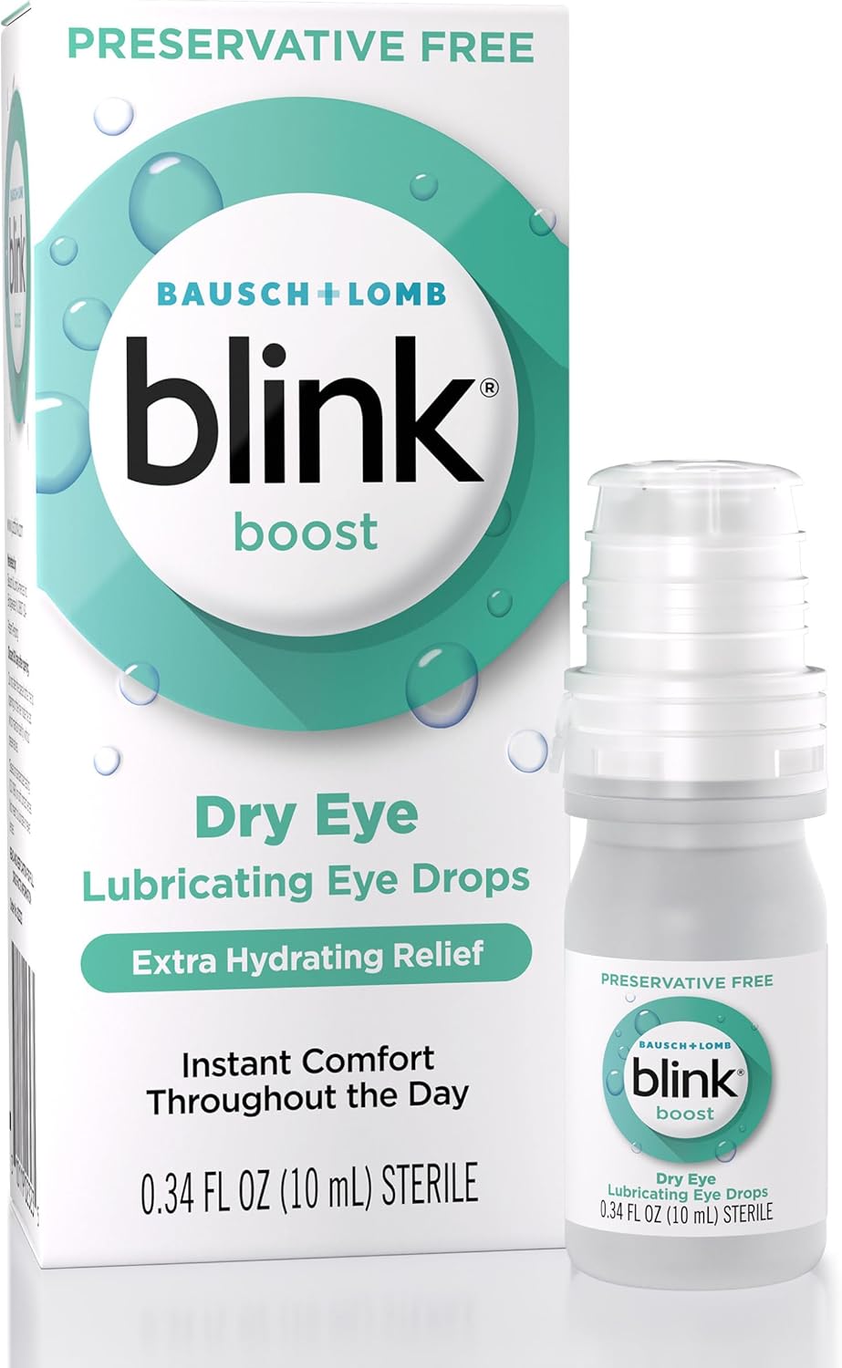 Blink Boost Preservative-Free Lubricating Eye Drops Hyaluronate 0.34 fl oz