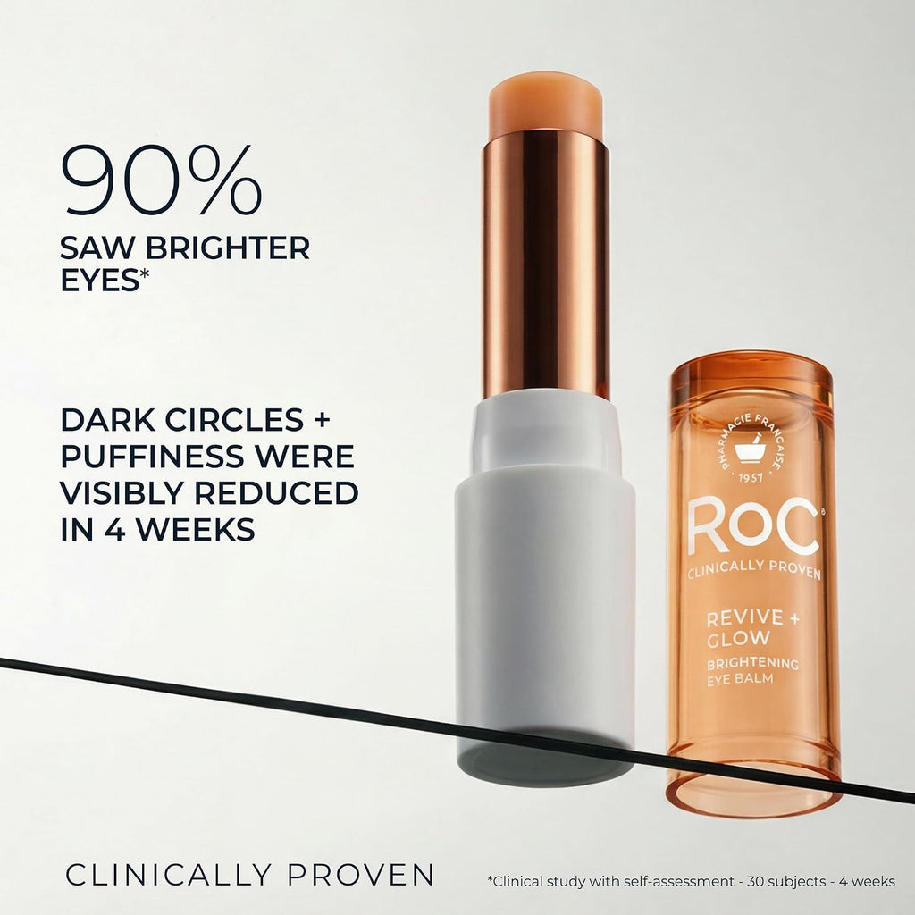 RoC Multi Correxion Eye Balm with Vitamin C, 0.14 oz, Brightening Eye Cream