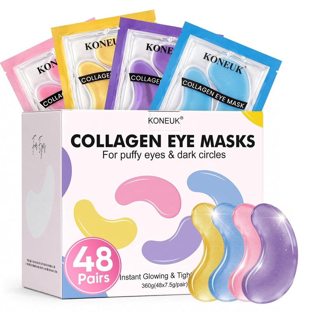 Under Eye Patches 48Pairs for Dark Circles, Puffy Eyes, Skincare Spa Gifts