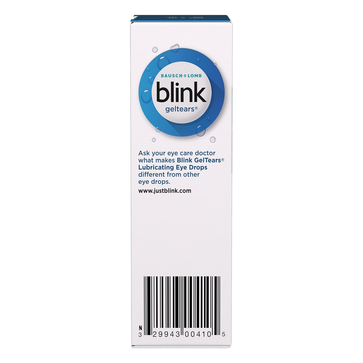 Blink GelTears Lubricating Drops Severe Dry Eye Symptom Relief, 0.34FlOz