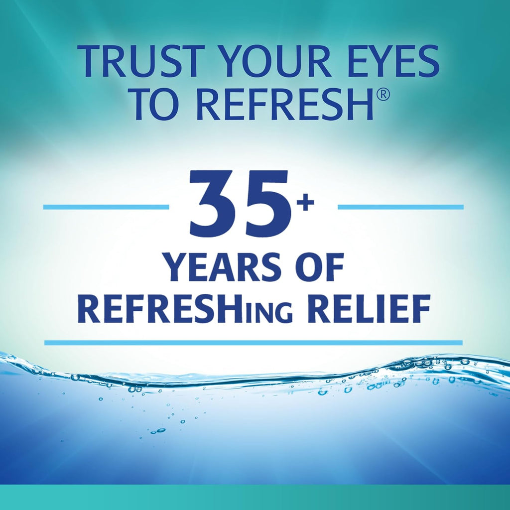 REFRESH DIGITAL PF Lubricant Eye Drops Preservative-Free Artificial Tears, 0.01 fl oz (0.4 mL), 30 Single-Use Containers
