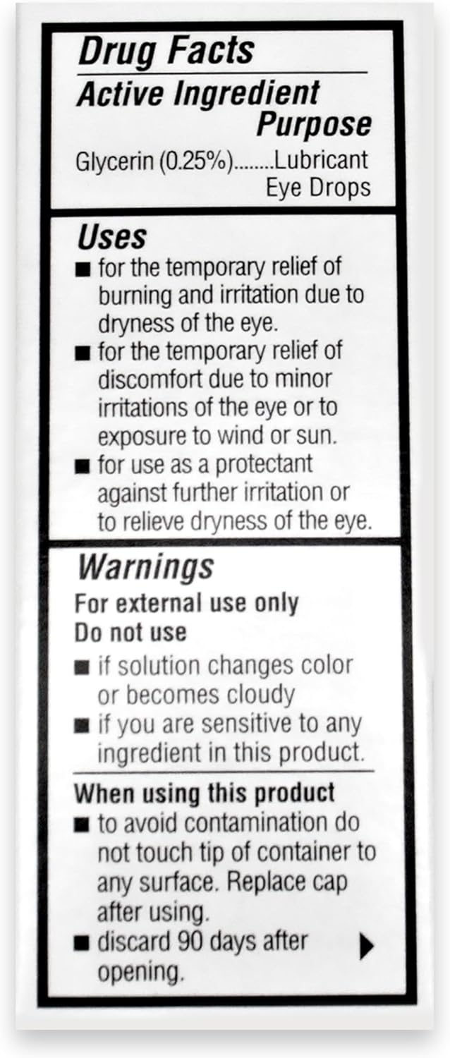 Oasis TEARS PF Preservative Free Artificial Tears Eye Drops - 10mL