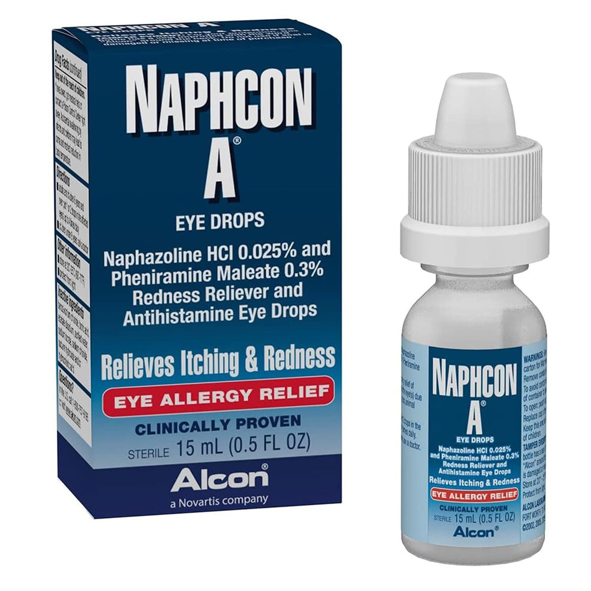 Naphcon A Eye Allergy Relief Drops, 15 mL