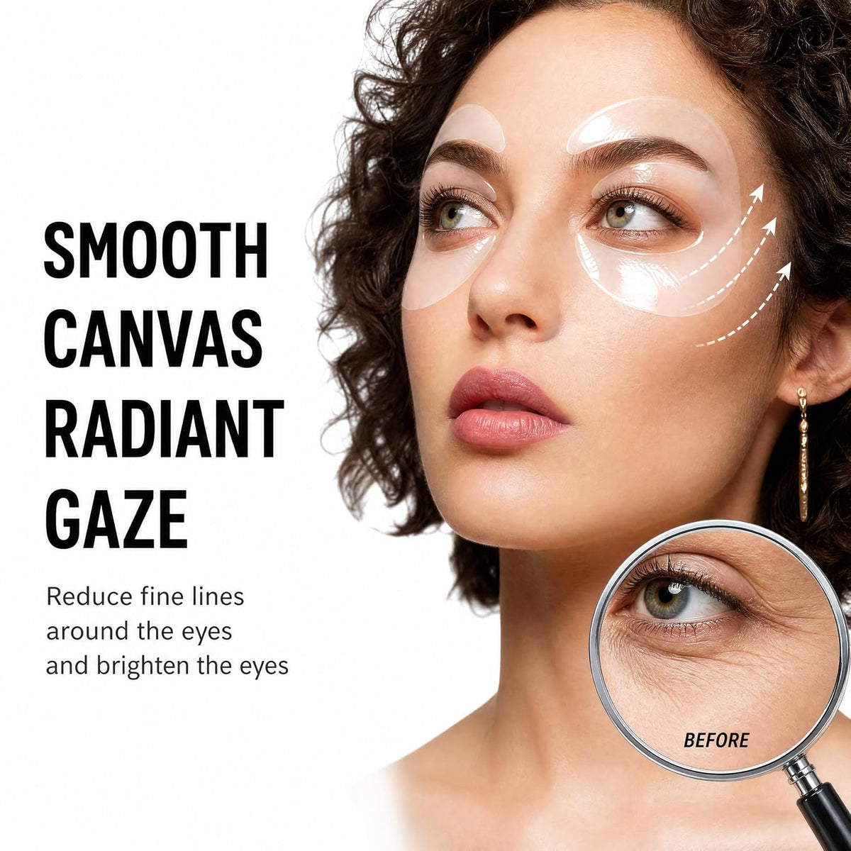 Novoy 15 Pairs Bio-Collagen Real Deep Eye Patches - 6-in-1 Retinol Overnight Eye Patches for Dark Circles, Puffiness & Wrinkles | 2% Caffeine+Hyaluronic+Niacinamide, Korean Popular Eye Mask - ROSE