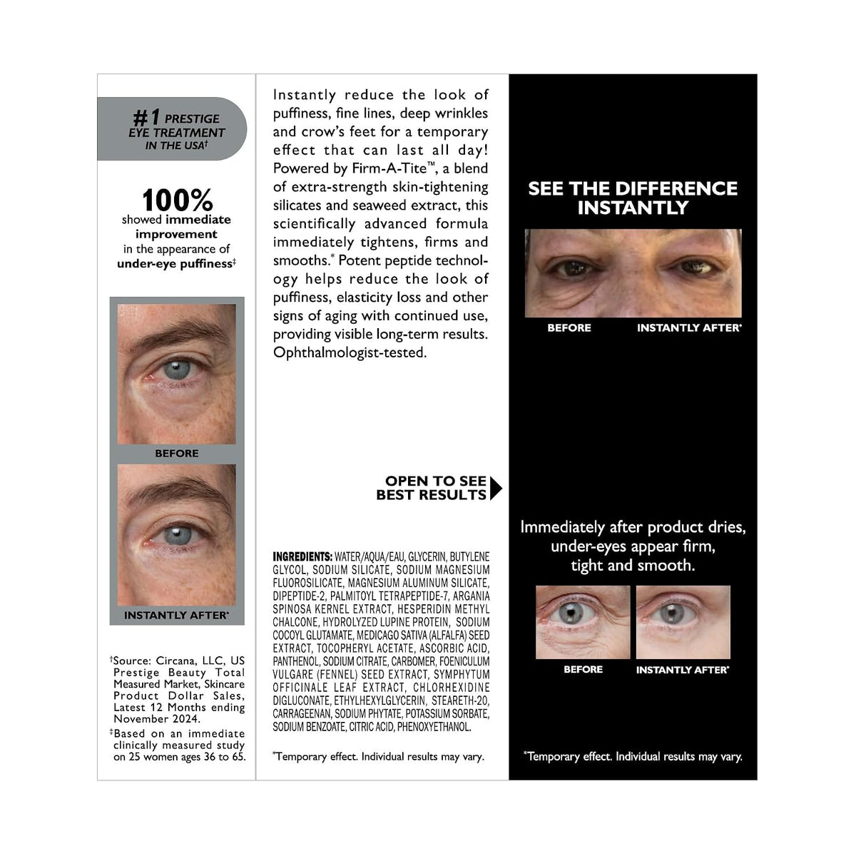 Peter Thomas Roth | Instant FIRMx® Eye Temporary Eye Tightener