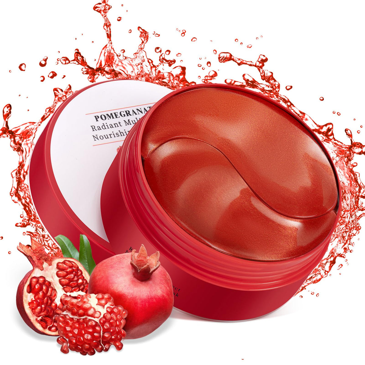 Eye Mask, 30-Pair Collagen Rose Eye Patches for Puffy Eyes and Dark Circles