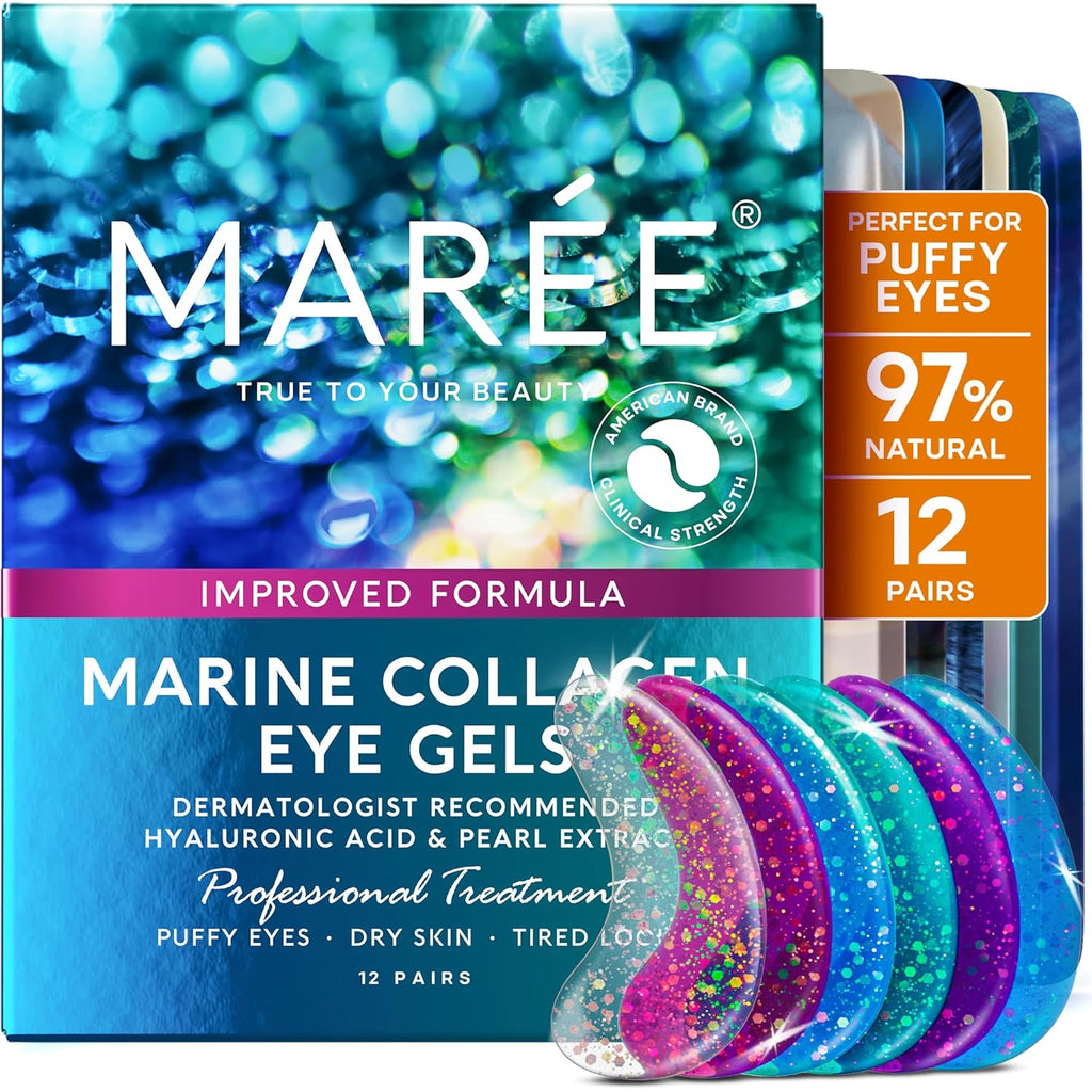 MAREE Eye Gels - Under Eye Patches for Puffy Eyes with Hyaluronic Acid