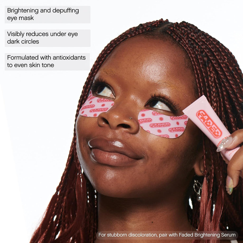 Topicals, Faded Brightening Under Eye Masks, Depuffs & Brightens, Set of 6