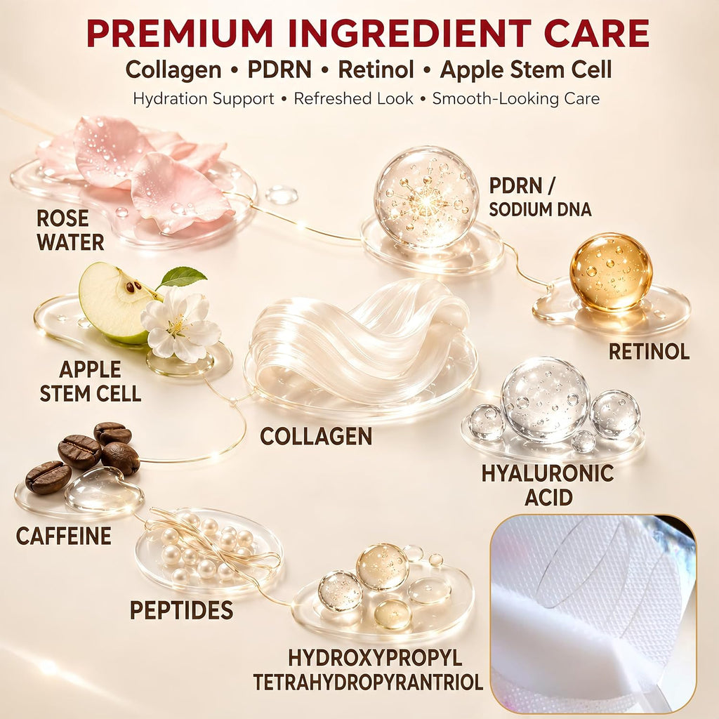 GONIM Under Eye Patches for Puffy Eyes and Dark Circles, Collagen, Eye Mask