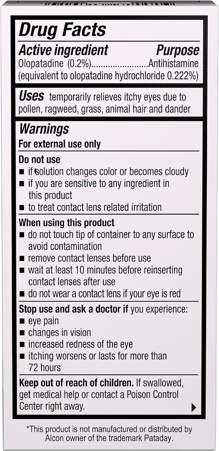 Bausch+Lomb Advanced Eye Relief Eye Drops, Allergy Itch Relief, 0.12 Fl oz