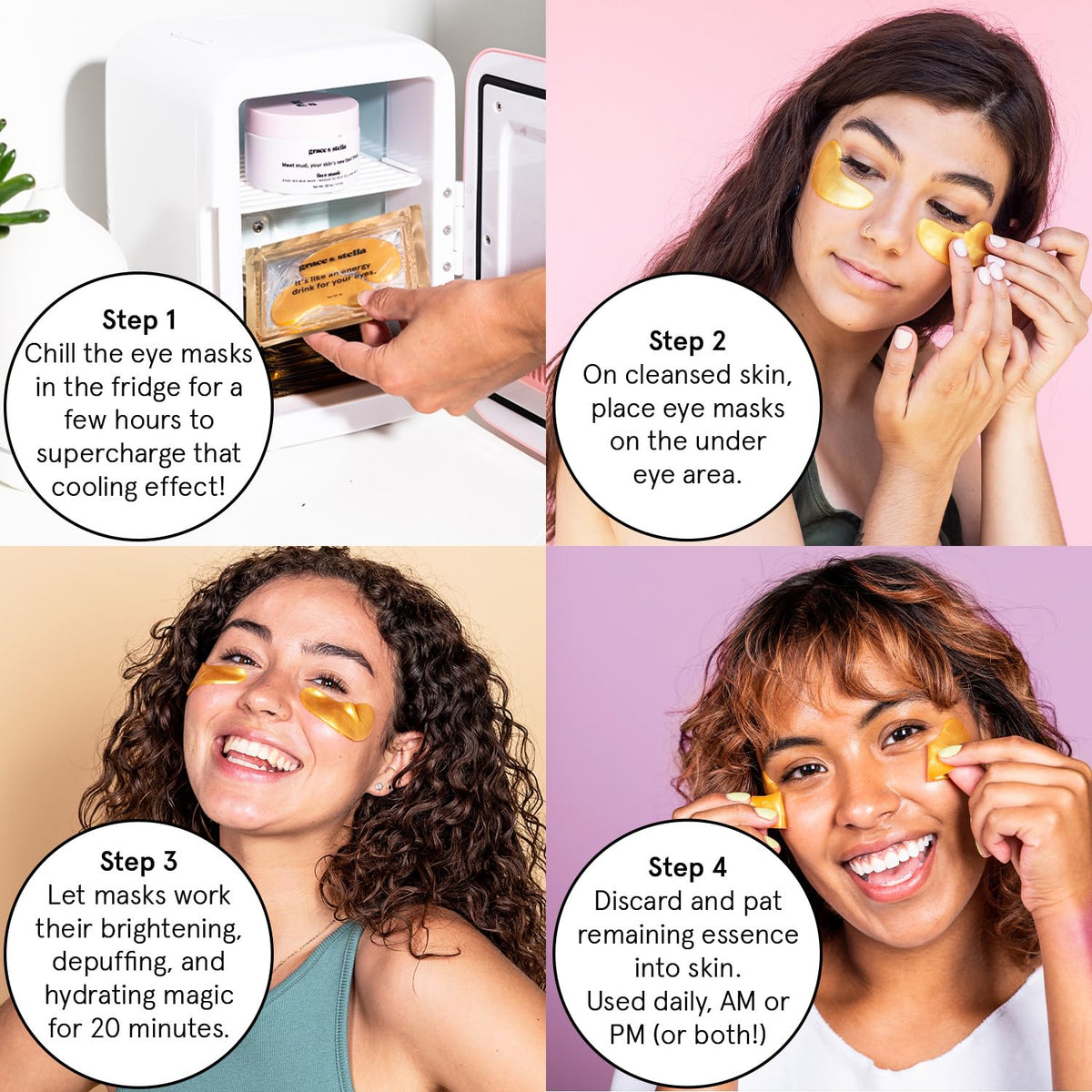 grace & stella Under Eye Patches Eye Masks for Puffy Eyes and Dark Circles