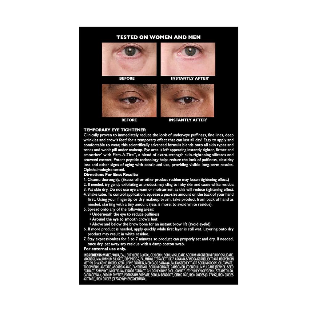 Peter Thomas Roth | Instant FIRMx® Eye Temporary Eye Tightener Easy-Wear Formula | For Firming Under-Eye Bags & Wrinkles