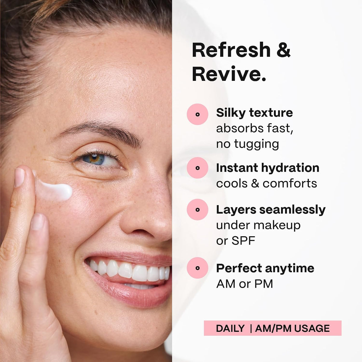 Mad Hippie Eye Cream with Caffeine, Peptides & Niacinamide, 0.5 Fl Oz