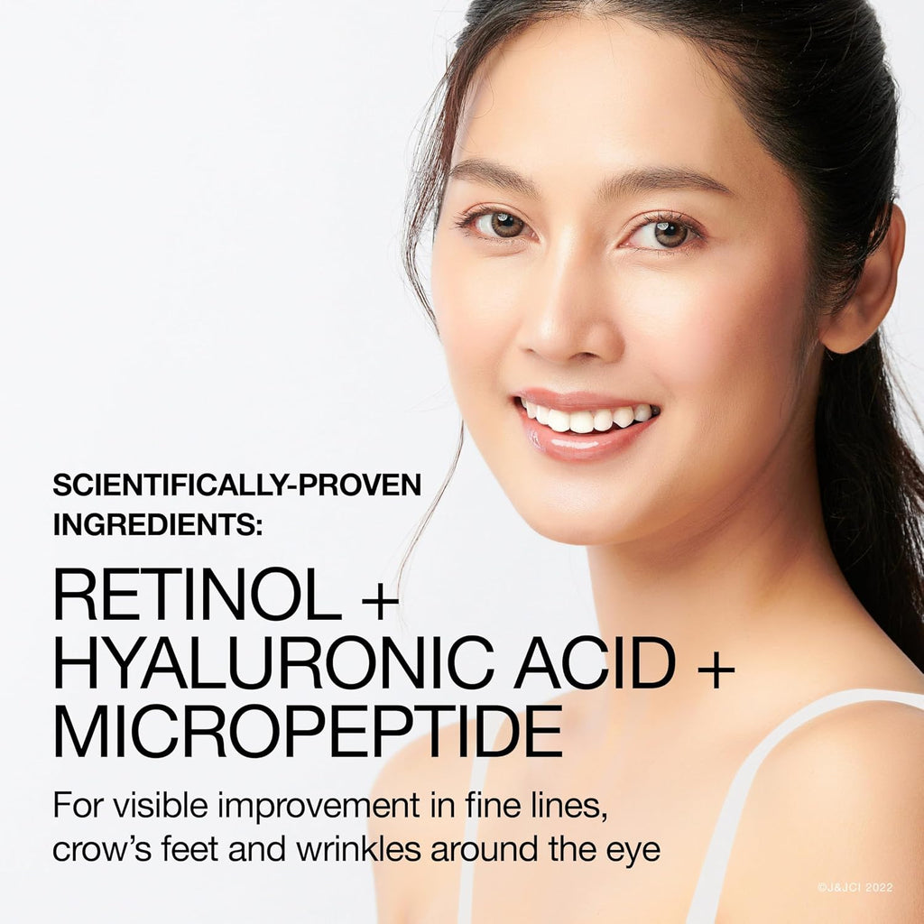 Neutrogena Rapid Wrinkle Repair Retinol Pro+ Anti-Wrinkle Eye Cream, 0.5 oz