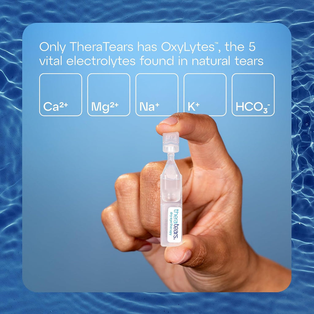 TheraTears Liquid Gel Nighttime, Preservative Free, Eye Drops, 30 Ct, 2 Pk