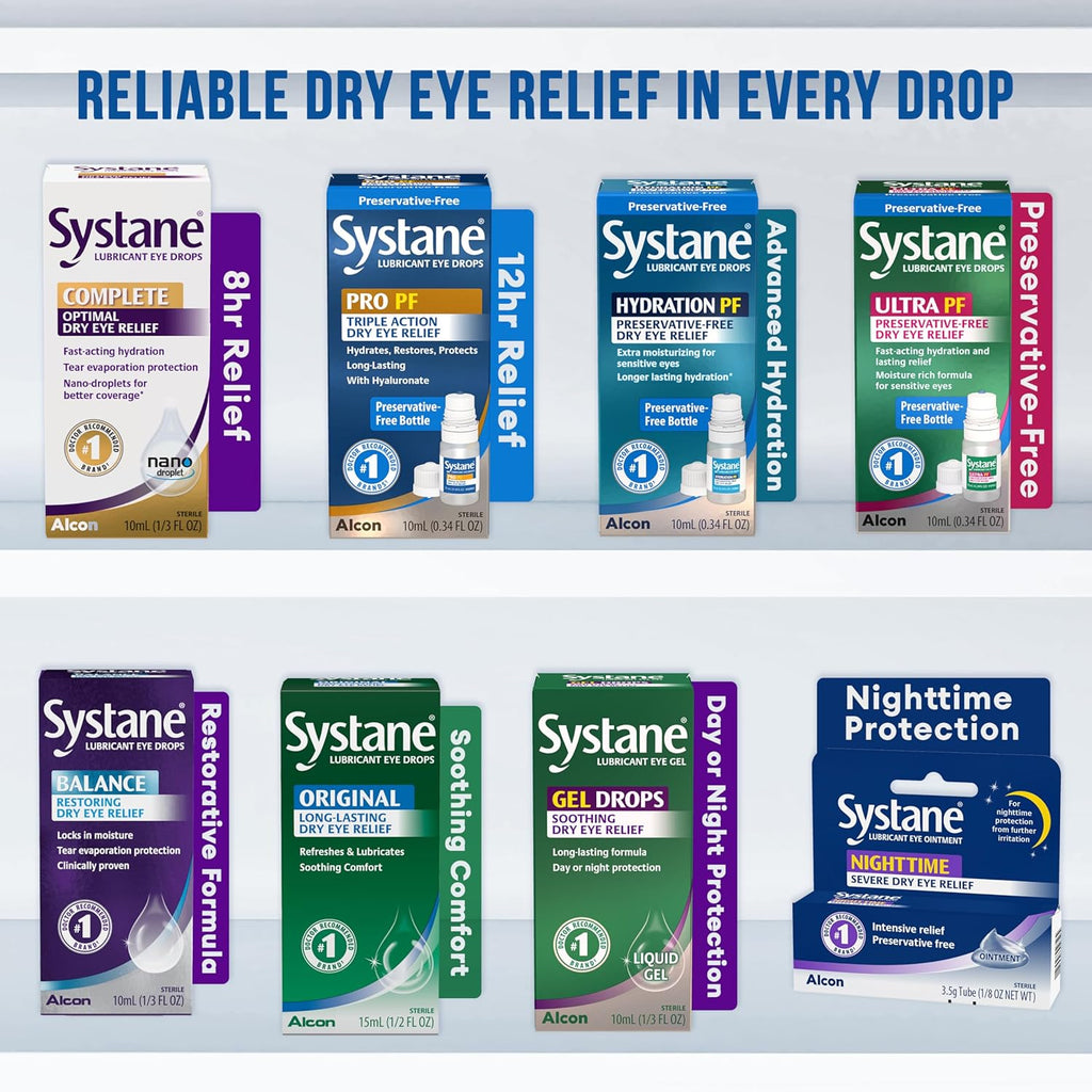 Systane COMPLETE Lubricant Dry Eye Drops, 0.33 Fl Oz