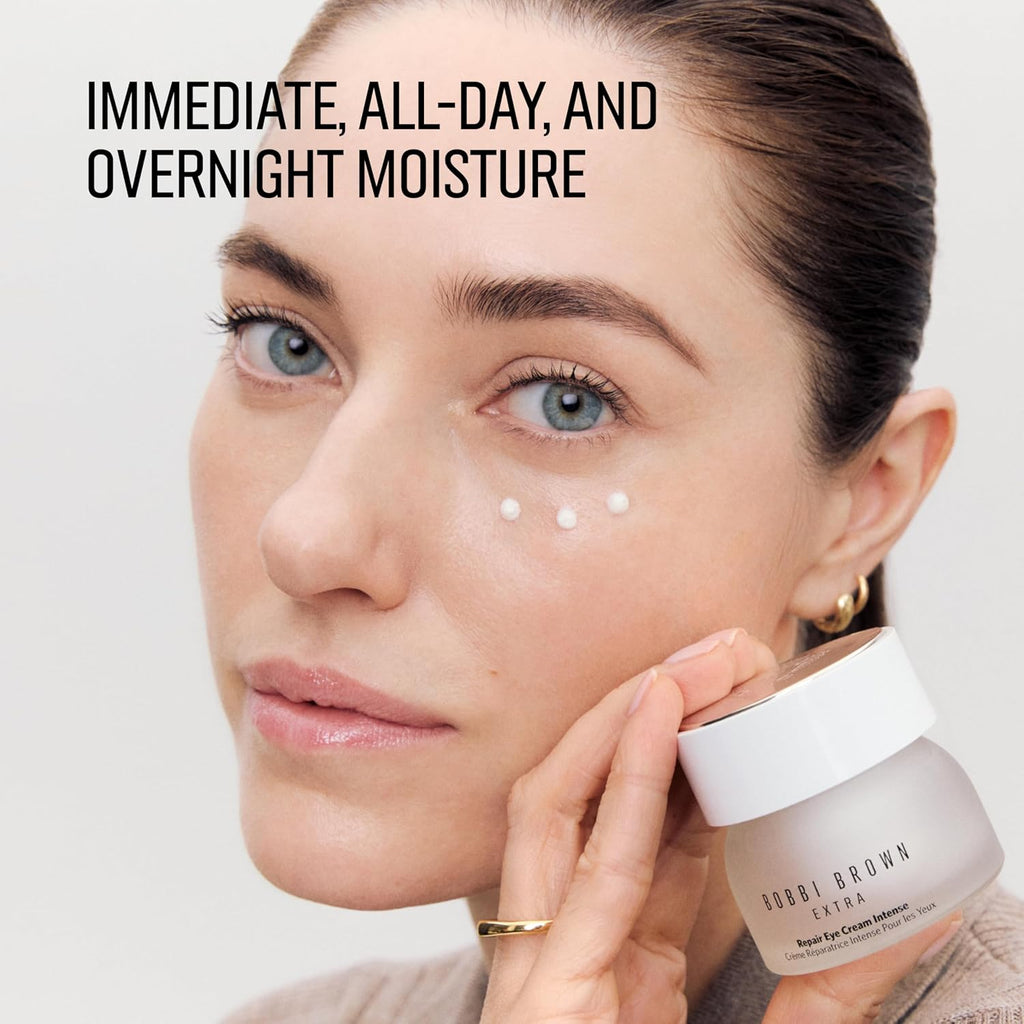 Bobbi Brown Extra Repair Eye Cream Intense | Replenish, Depuff, & Brighten | Under Eye Cream with Argireline Peptide, Hyaluronic Acid, & Glycerin