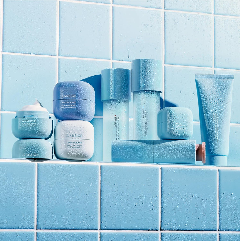 LANEIGE Water Bank Blue Hyaluronic Eye Cream: Hydrating Eye Treatment with Niacinamide & Caffeine to Illuminate, Nourish, & Reduce Puffiness