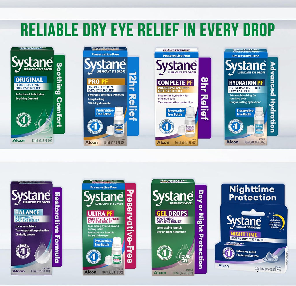 Systane Original Dry Eye Relief Lubricant Eye Drops, 1 Fl Oz