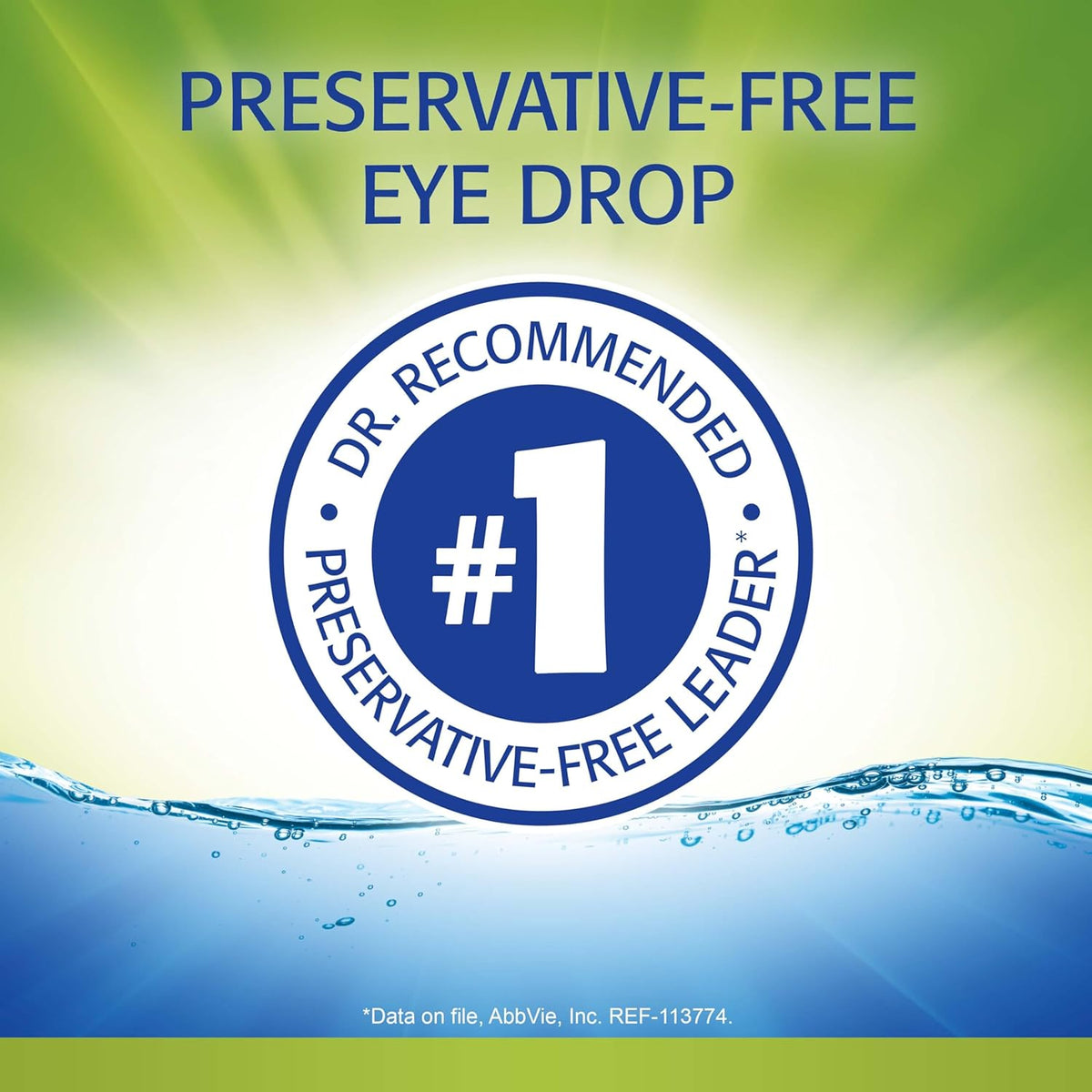 Refresh RELIEVA PF Xtra Preservative-Free Artificial Tears Lubricant Eye Drops, 0.33 fl oz (10 mL), 1 Count