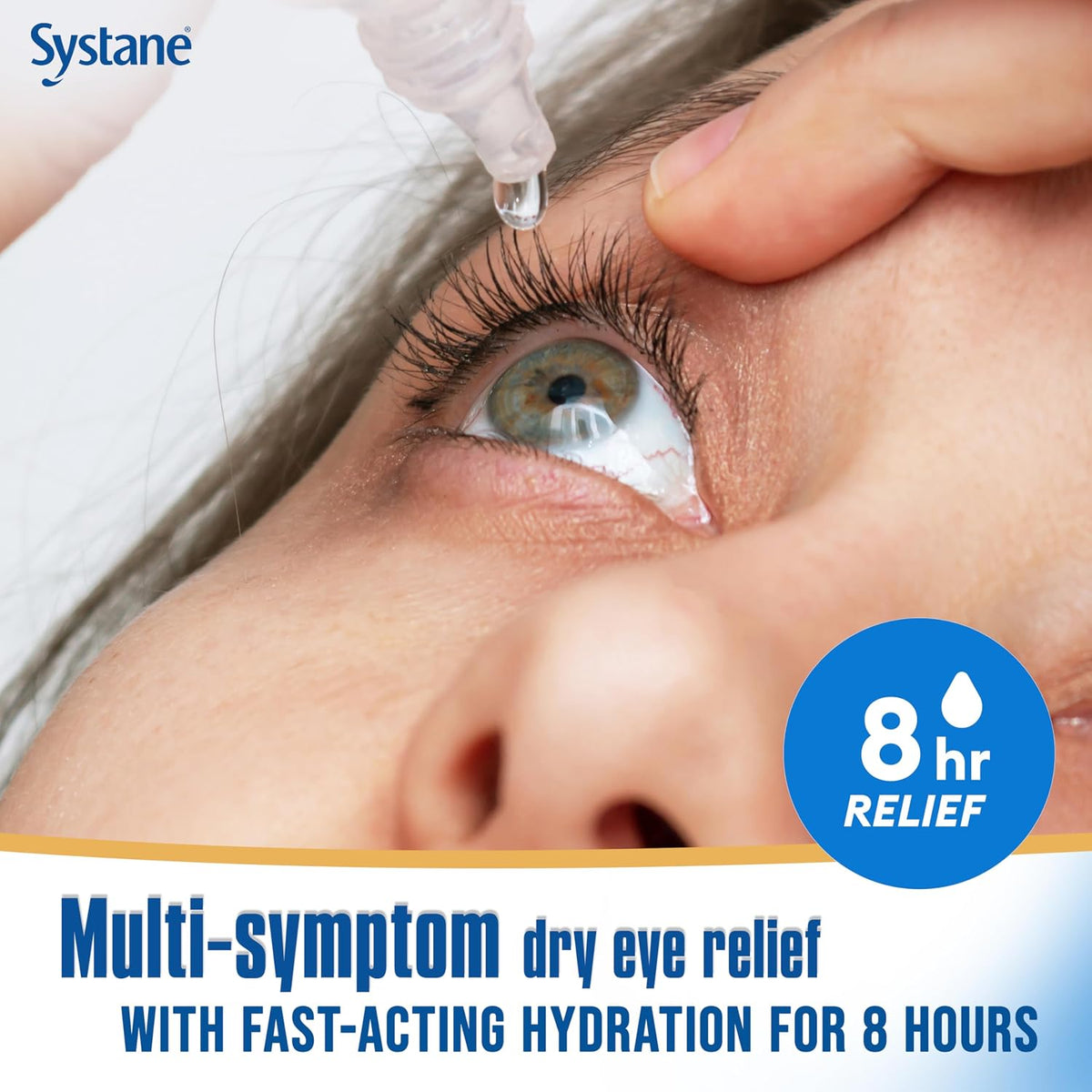 Systane COMPLETE Lubricant Dry Eye Drops, 0.33 Fl Oz, 2 Pack