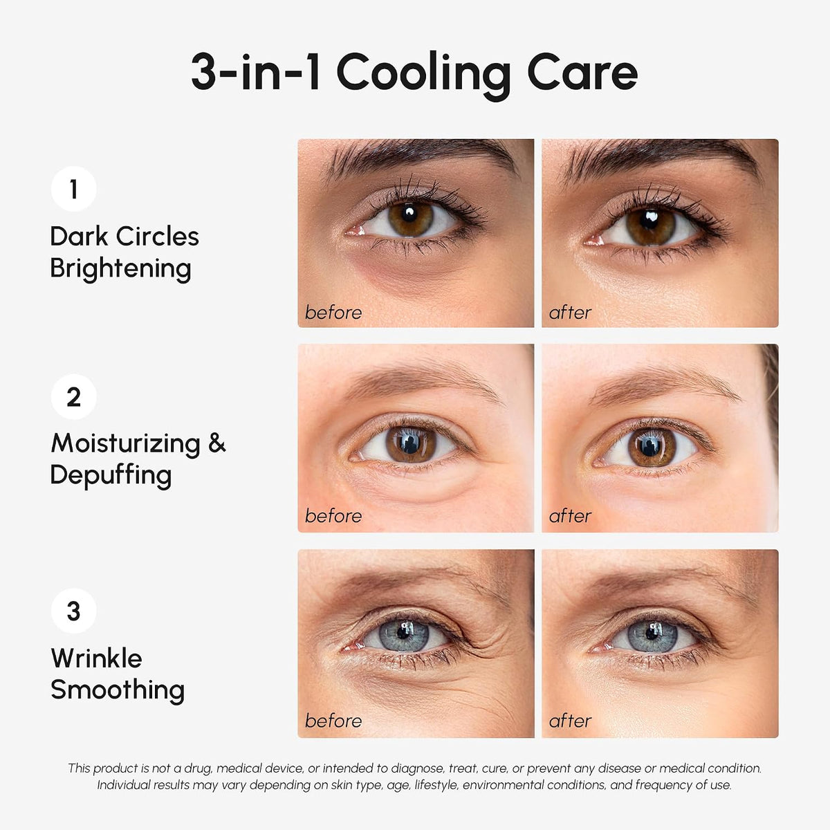 MAREE Eye Gels - Under Eye Patches for Puffy Eyes with Hyaluronic Acid