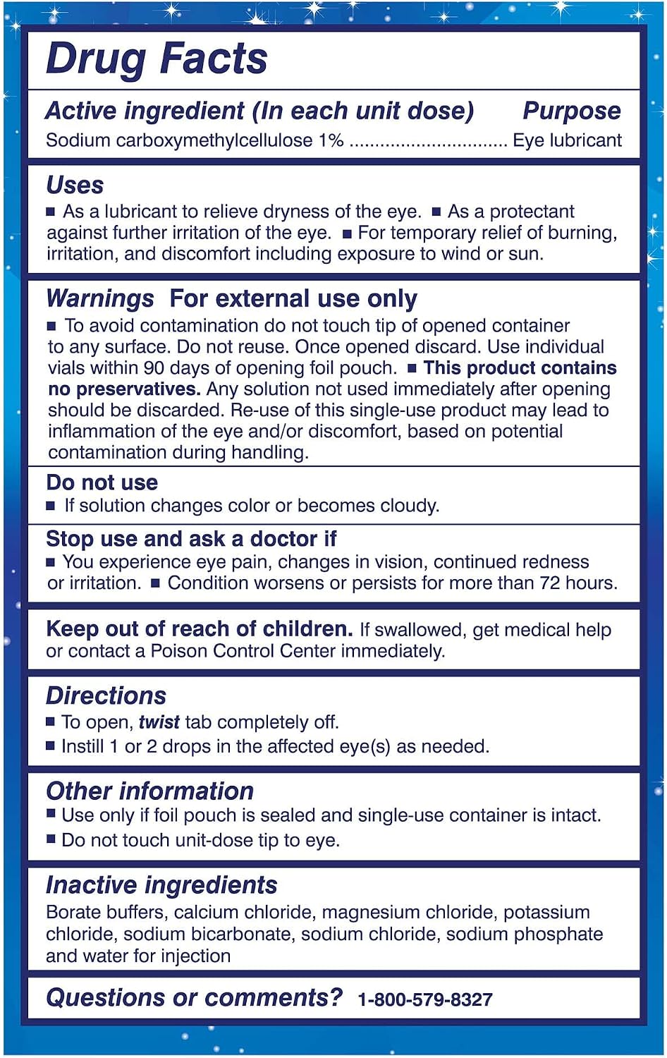 TheraTears Liquid Gel Nighttime, Preservative Free, Eye Drops, 30 Ct, 2 Pk