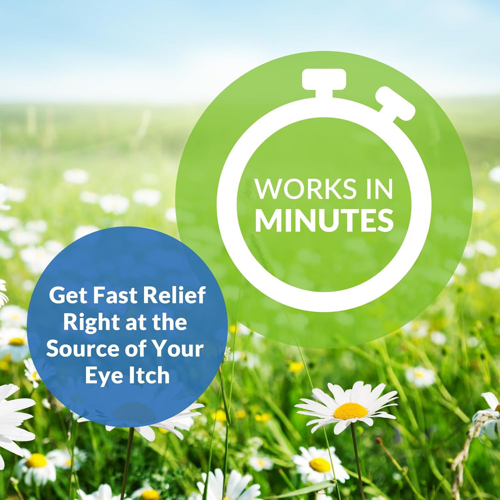 Alaway Antihistamine Eye Drops, 12-Hr Itchy Eye Relief, 0.34 oz 2-Pack