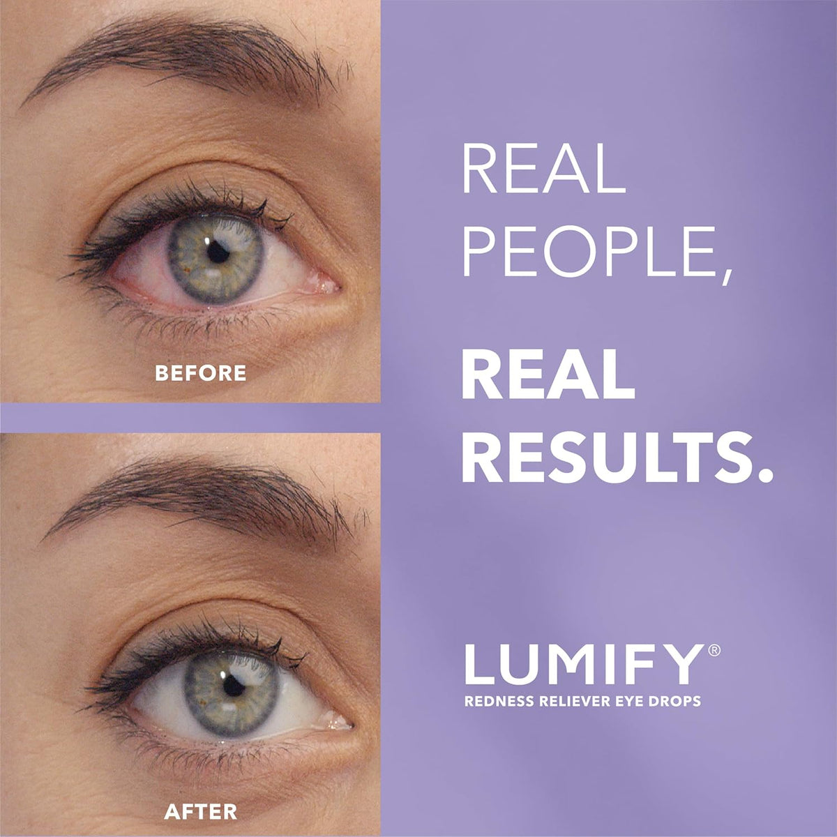 Lumify Redness Relief Eye Drops, Whiter & Brighter Looking Eyes, 0.08 oz