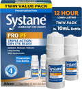 Systane PRO PF Lubricating Eye Drops for Dry Eyes, 0.34 Fl Oz, 2 Pack