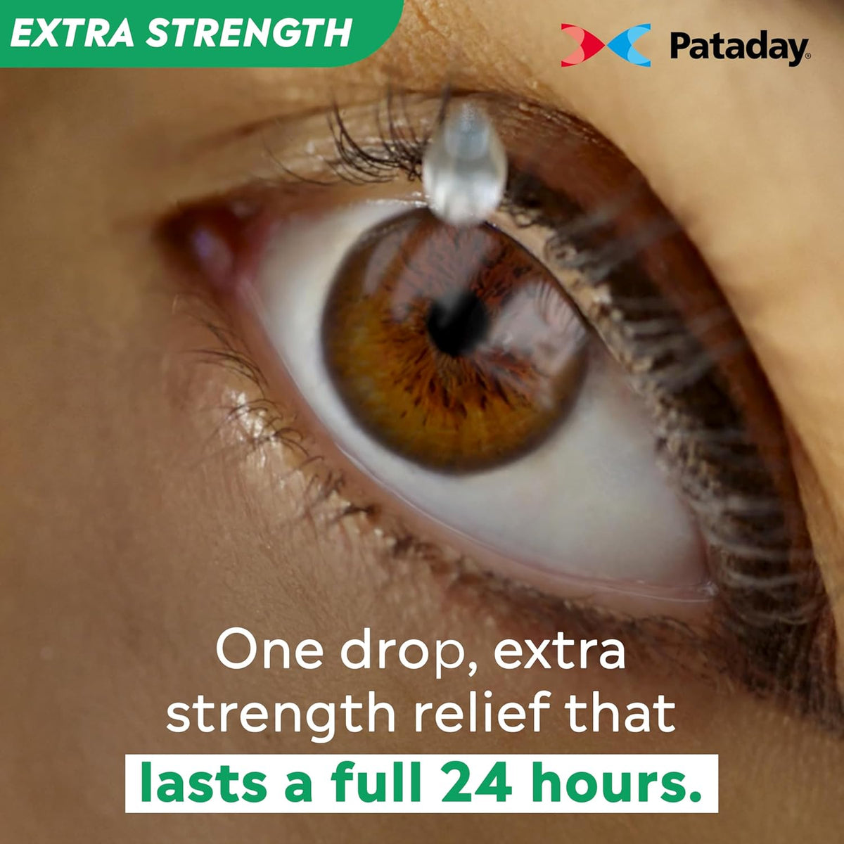 PATADAY Once Daily Extra-Strength Relief Allergy Eye Drops, 2.5 ml, 2 Pack