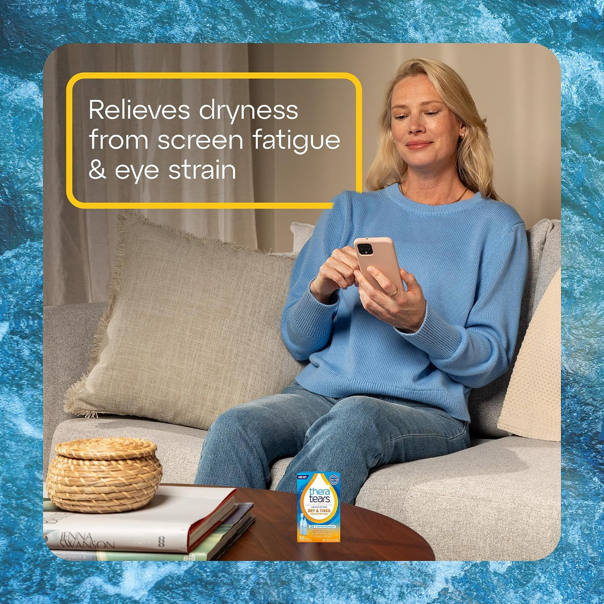 TheraTears Dry & Tired Eye Drops, Preservative-Free Vials, 30 Ct