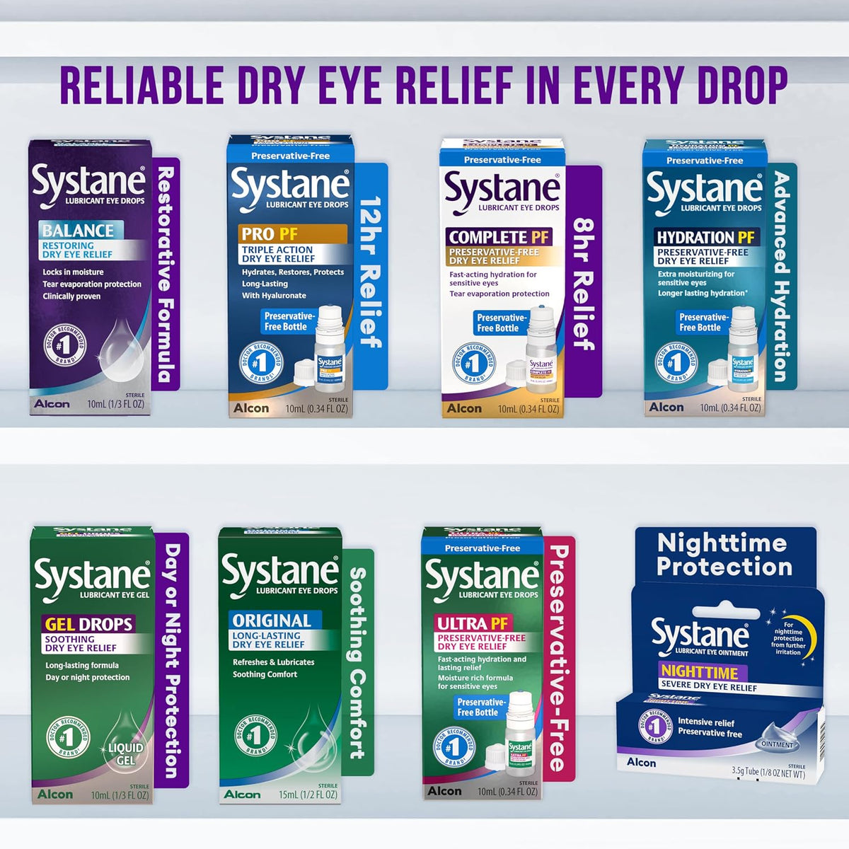 Systane Balance Lubricant Eye Drops, Twin Pack, 10-mL Each